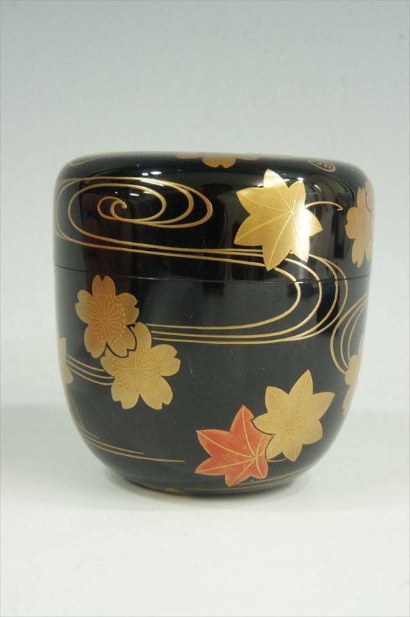茶道具　棗　若島孝雄　蔦蒔絵　宗完 茶道具 若島孝雄 棗 菊桐 ホーム＆キッチン 輪島塗 内銀溜 蒔絵 高台寺