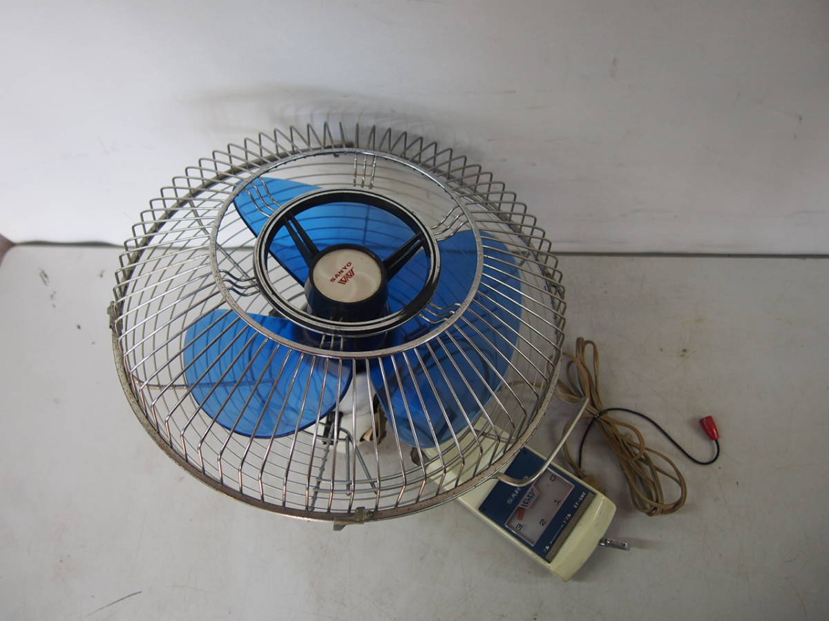☆SANYO サンヨー 三洋電機 EF-6NK 壁掛け扇風機 100V 昭和レトロ