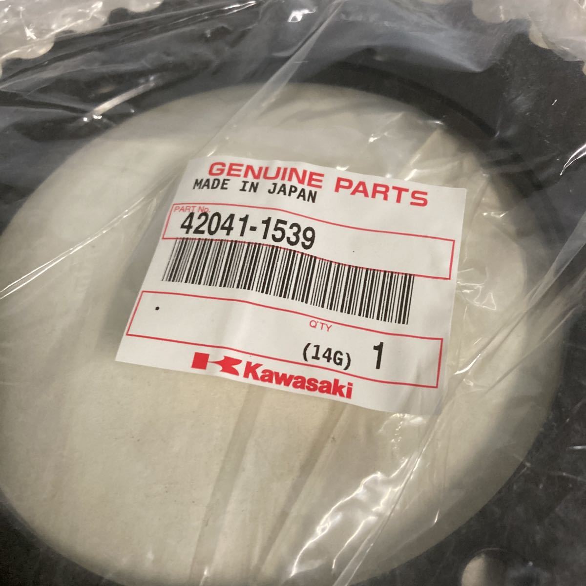 純正部品 カワサキ w650 EJ650 スプロケット 42041-1539 13144-1305 