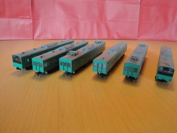 KATO 201系 試作車 オレンジ 4両セットジャンク KATO 201系 試作車