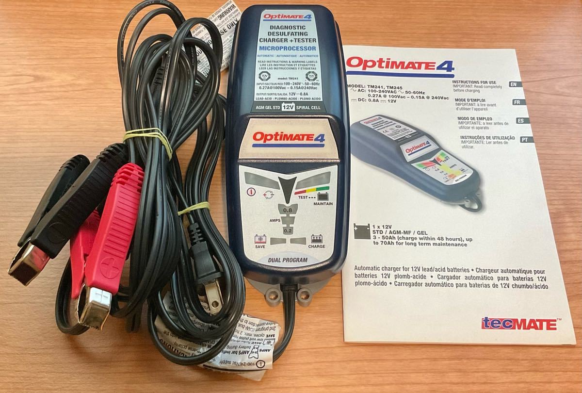バッテリー充電器 オプティメイト4(optimate4)デュアル カー用品