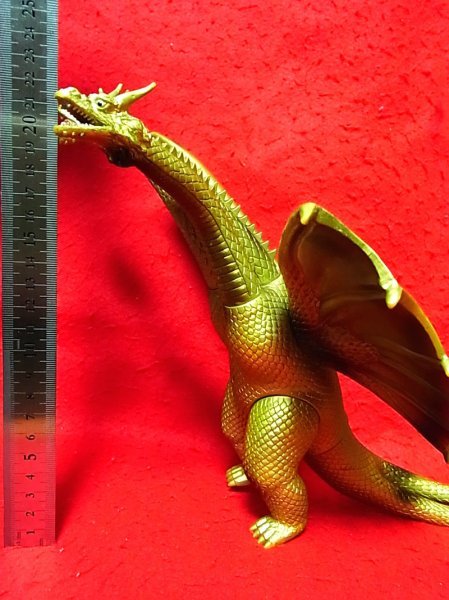☆ゴジラ怪獣/キングギドラ/ソフビ/バンダイ 昭和レトロ ゴジラ、怪獣