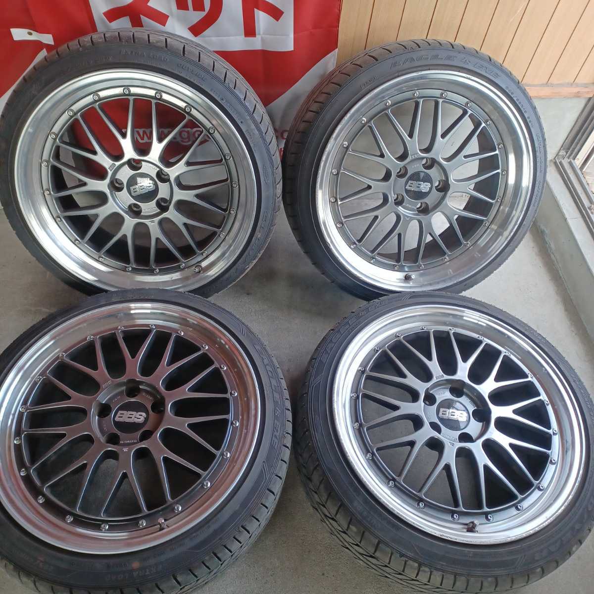 BBS タイヤホイール 4本セット 8.5J×19+48 LM220H 9.5J×19+45 LM221H 