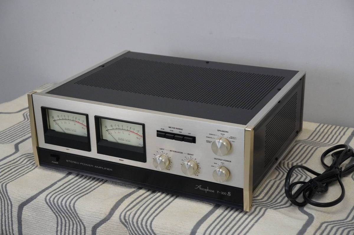 Accuphase p-300s アキュフェーズ パワーアンプ マニュアル付き