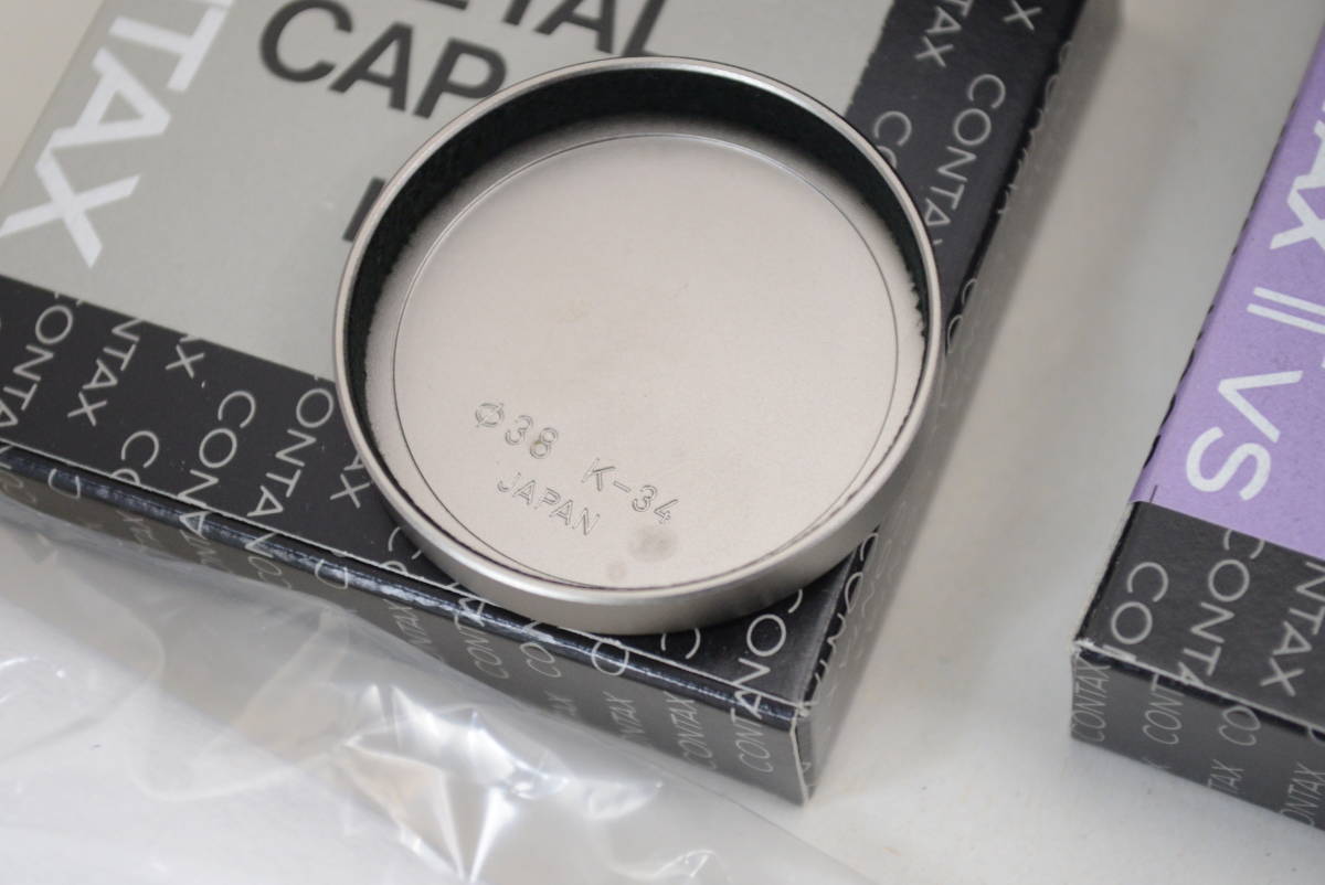 CONTAX TVS DIGITAL チタン 箱・付属品ほぼ完備 美品 ecoま】CONTX TVS 元箱、付属品のみ K-34/TVS METAL HOOD CONTAX TVS