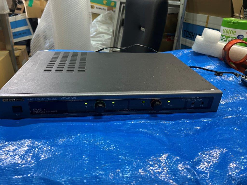 BMB　ワイヤレスマイクレシーバー WT-8500 WT-8500 BMB ワイヤレスマイク 稀少&frasl;美品BMB WM-860 ワイヤレスマイク用レシーバーWT8500