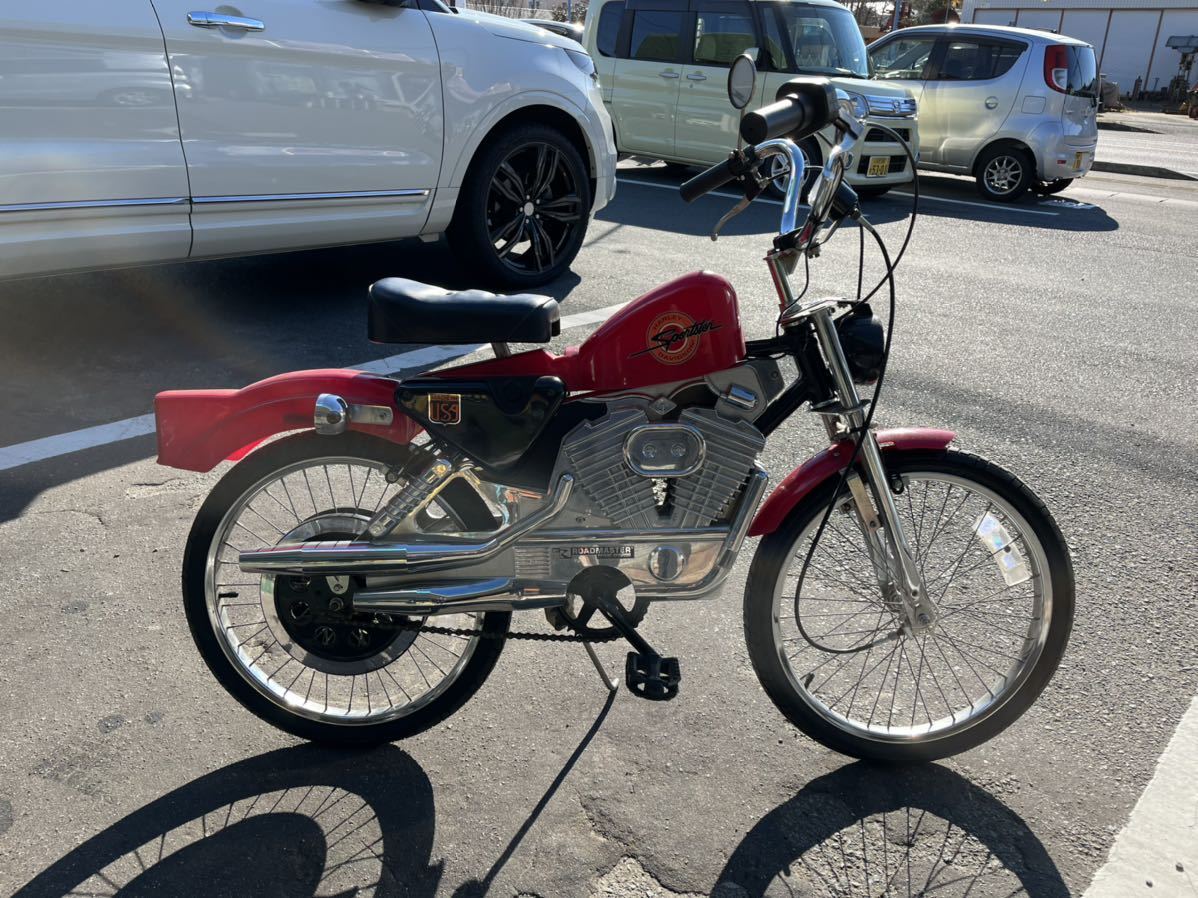 ハーレー ダビッドソン スポーツスター 自転車 赤 メイドインアメリカ 