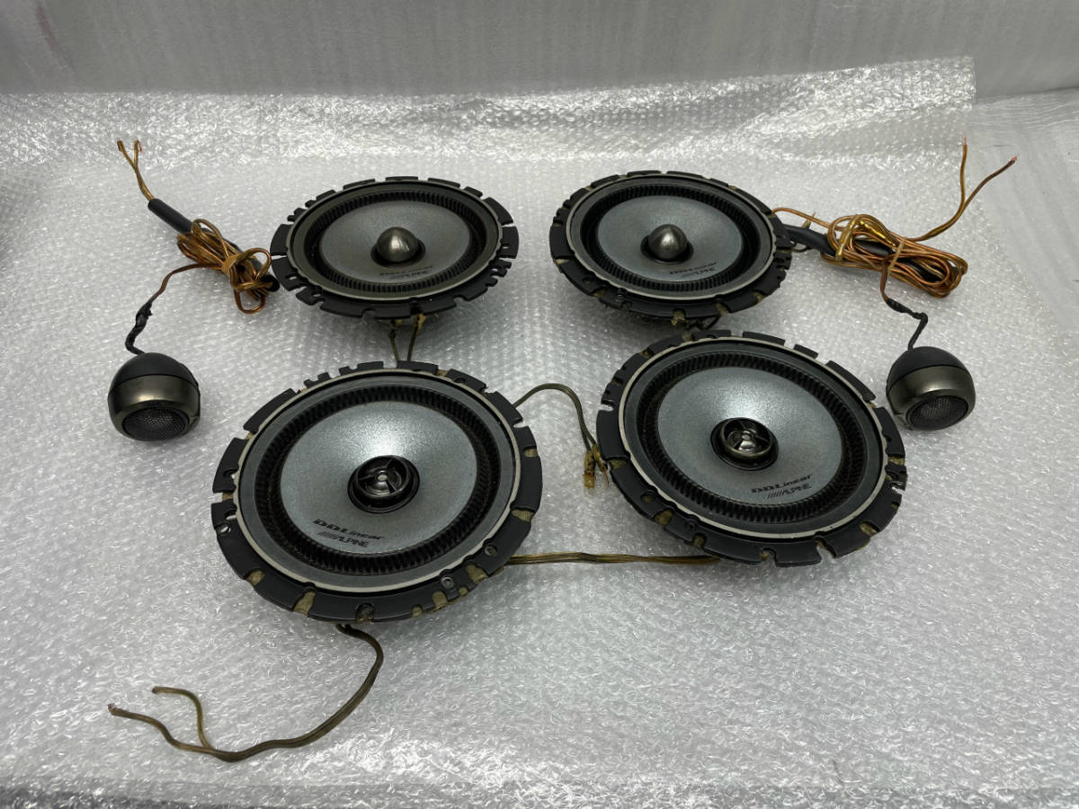 アルパイン DLC-166A DLS-164A 16㎝ 4個 ツィーター2個 カーオーディオ