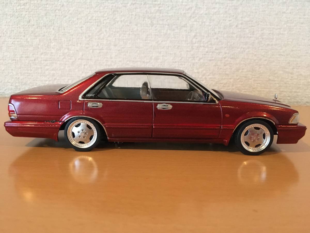 フジミ 日産 セドリック V30ターボ ブロアムVIP Y31 完成品1/24 