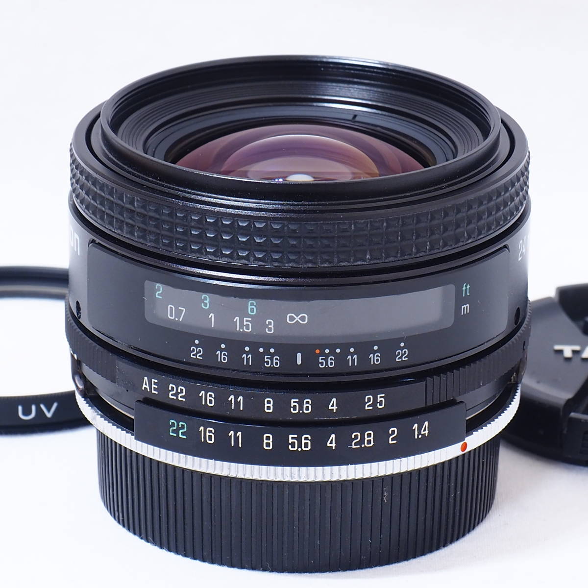 TAMRON 24mm f2.5 m42マウント TAMRON 24mm F2.5 018B L:NO.800609 With ADAPTALL 2 LEICA R Mount