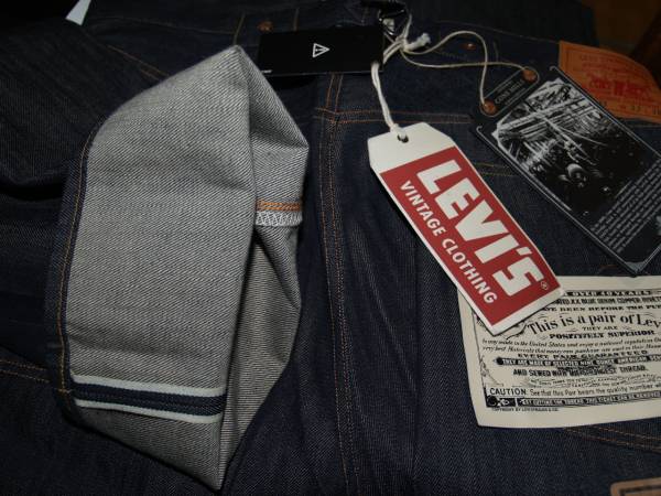 新品 USA製 リジット LEVI
