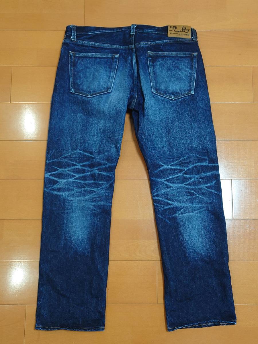 kojima　児嶋ジーンズ　42インチ（実測w102cm)　 児島ジーンズ kojima 42インチ（実測w102cm) ワイドデニム ストレート &frasl;