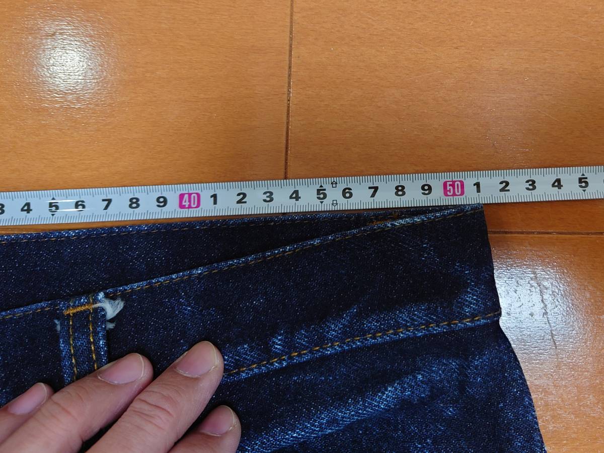 kojima　児嶋ジーンズ　42インチ（実測w102cm)　 児島ジーンズ kojima 42インチ（実測w102cm) ワイドデニム ストレート &frasl;