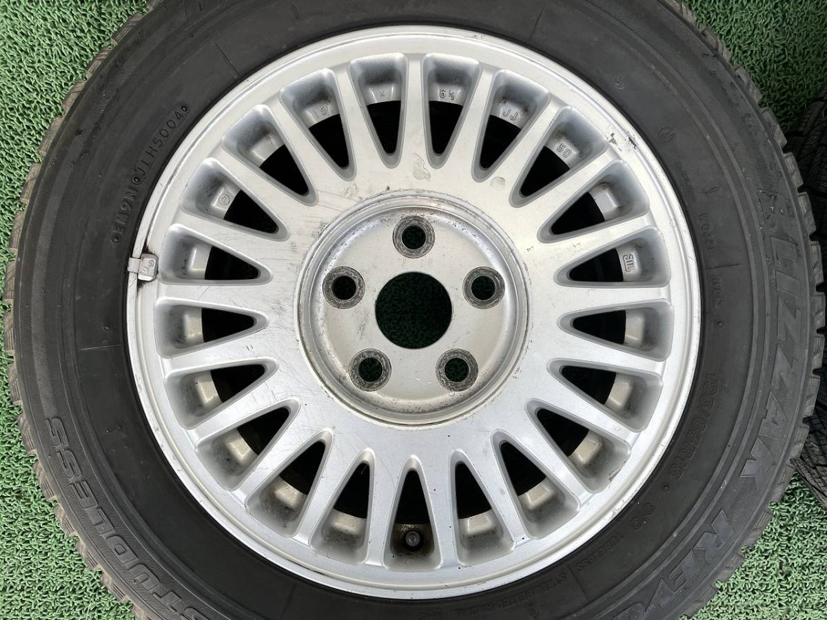 中古 トヨタ 純正 タイヤホイールセット 4本セット 16インチ 6.5J +45 PCD