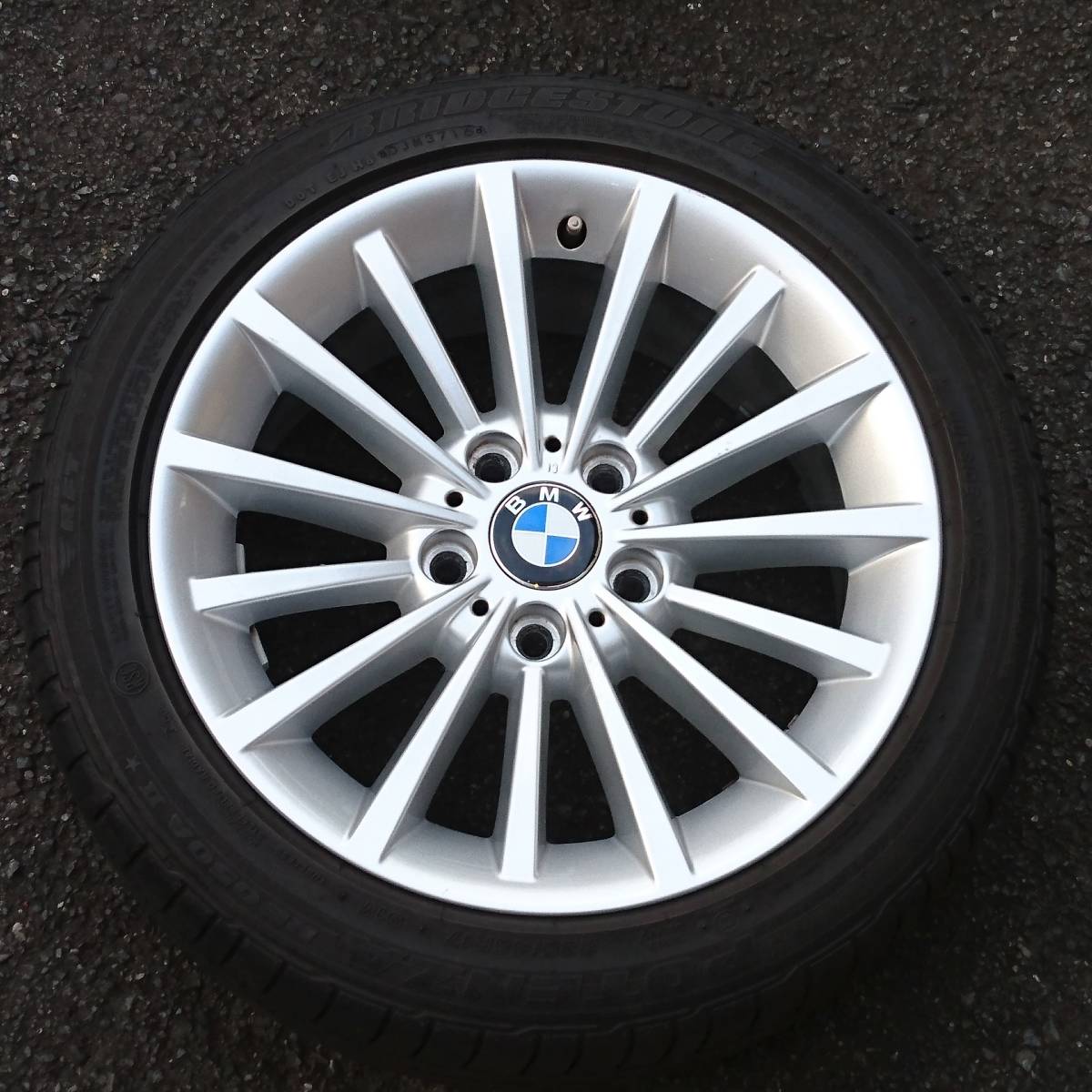 BMW E90純正 マルチスポークスタイリング284 17x8J+34 POTENZA 