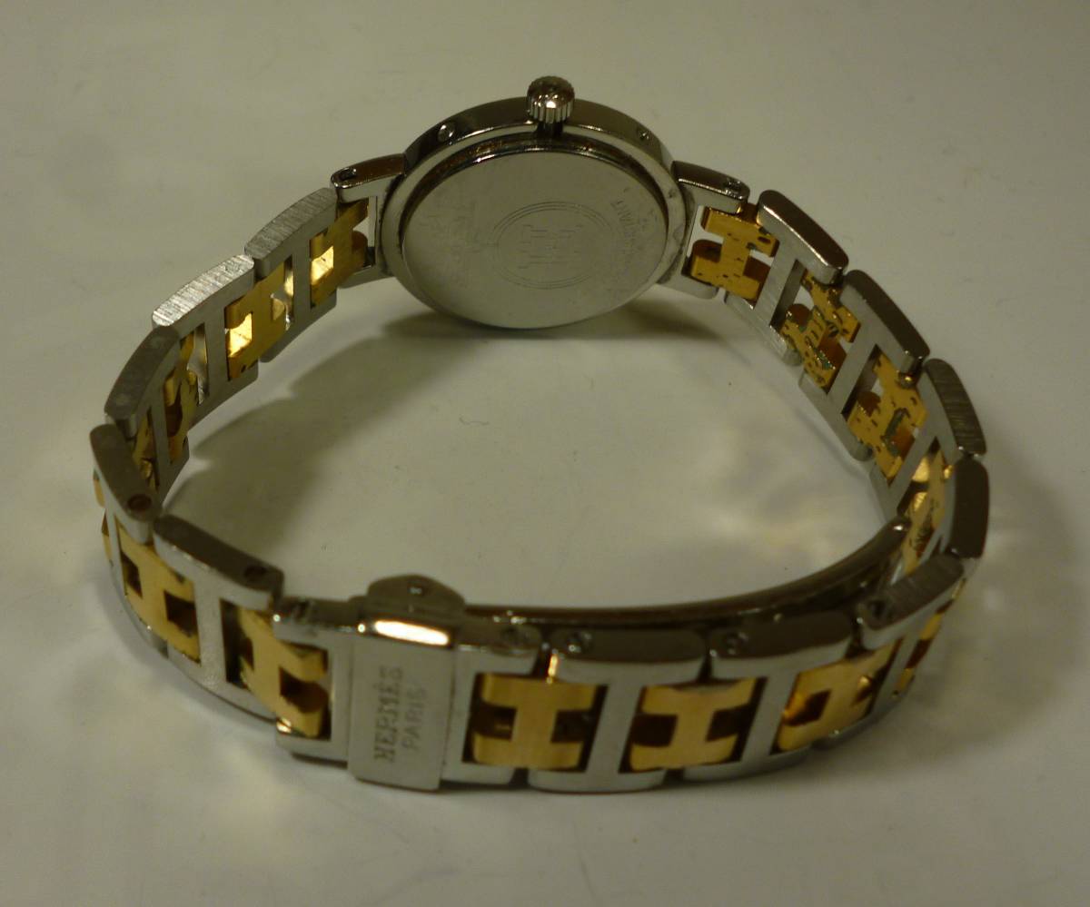 ☆1円～ジャンク品☆HERMES エルメス クリッパー レディース 腕時計