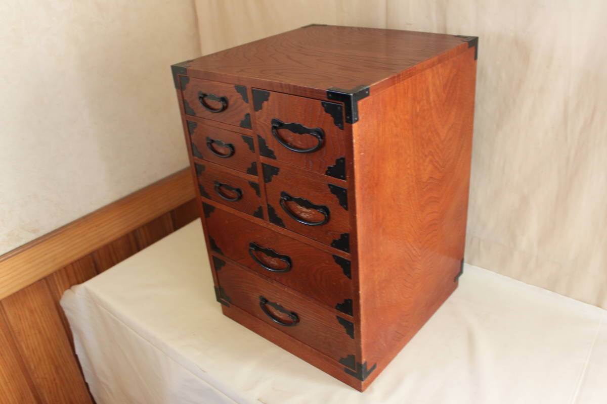江戸時代の小さな抽斗箪笥 古録展 送料別 Dサイズ 中古 品番S99503
