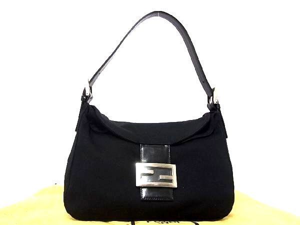 1円 □美品□ FENDI フェンディ マンマバケット コットンジャージー 