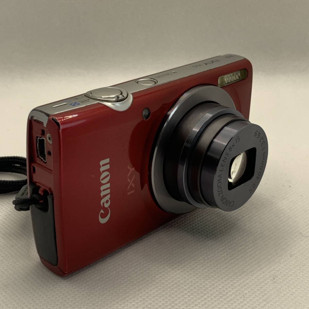 ☆ 美品級 ☆ Canon IXY 160 レッドカラー 綺麗な動作品 SDカード付き 