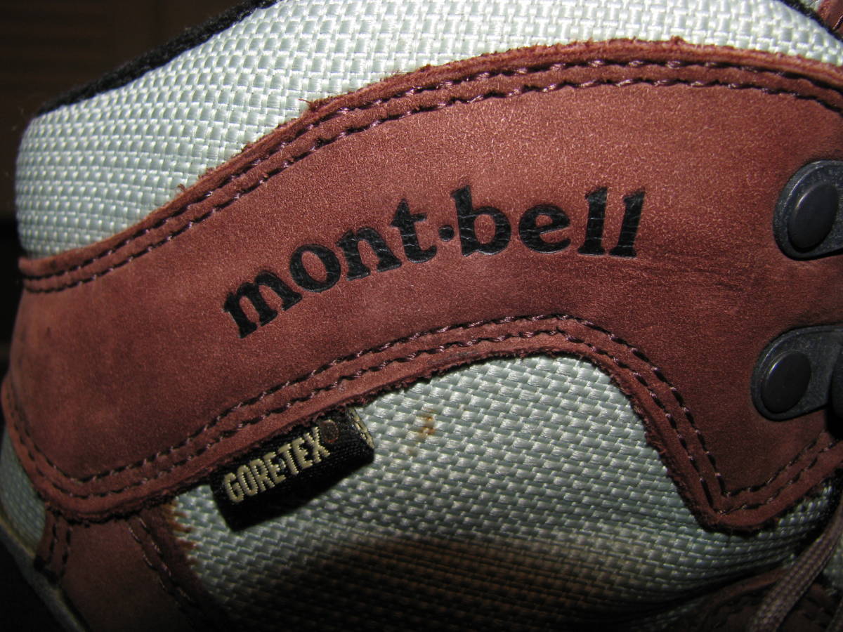 【爆買い，お得】 モンベル/mont-bell GORETEX/ゴアテックストレッキングシューズ/登山靴 24.5cm 中古