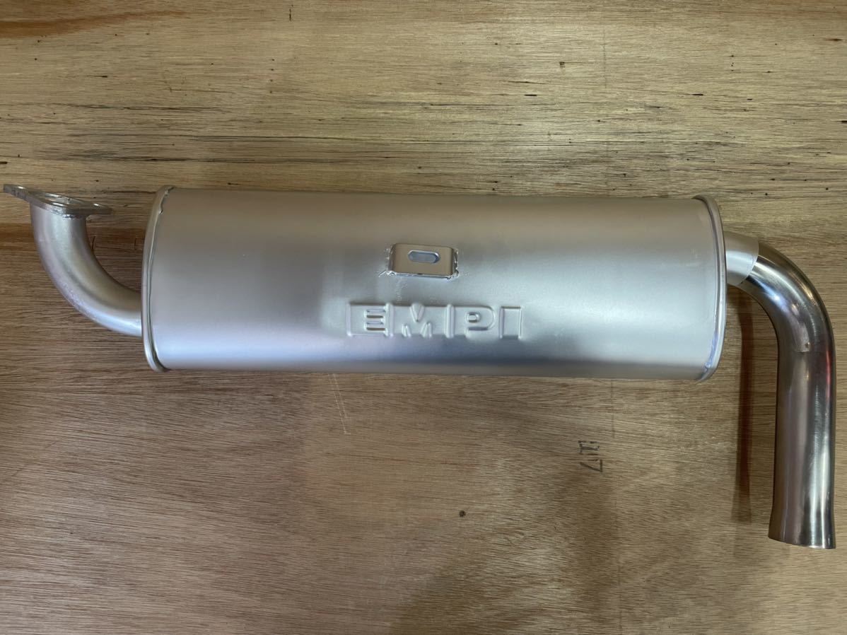空冷 VW EMPI シングルクワイエットマフラー ビートル TYPE1(マフラー 