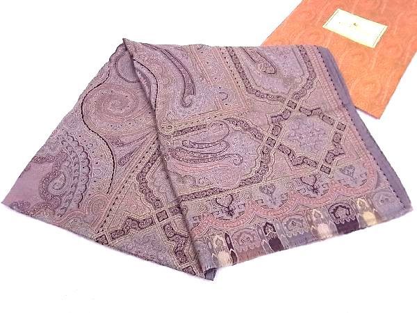美品☆ETRO ペイズリー柄 カシミヤ シルク ストール ショール スカーフ 1円 □極美品□ ETRO エトロ ペイズリー柄 カシミヤ70％×シルク30
