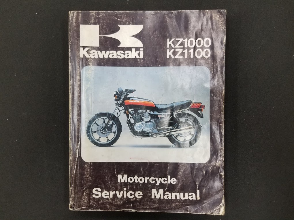 KAWASAKI KZ1000 モーターサイクル サービスマニュアル・希少 KZ1000 KZ1100 サービスマニュアル Kawasaki Manual Motorcycle Repair