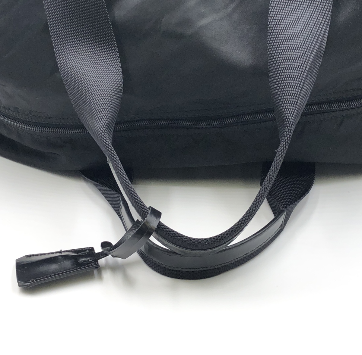 【良品】プラダ PRADA テスート ナイロン ボストンバッグ ハンドバッグ ショルダーバッグ 旅行カバン 大型収納 メンズ レディース PRADA プラダ ボストンバッグ ボストンバッグ（素材 - ネイビー