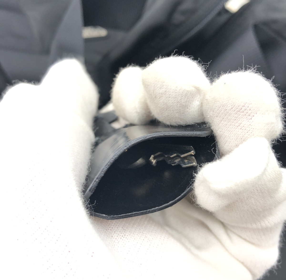 【良品】プラダ PRADA テスート ナイロン ボストンバッグ ハンドバッグ ショルダーバッグ 旅行カバン 大型収納 メンズ レディース PRADA プラダ ボストンバッグ ボストンバッグ（素材 - ネイビー
