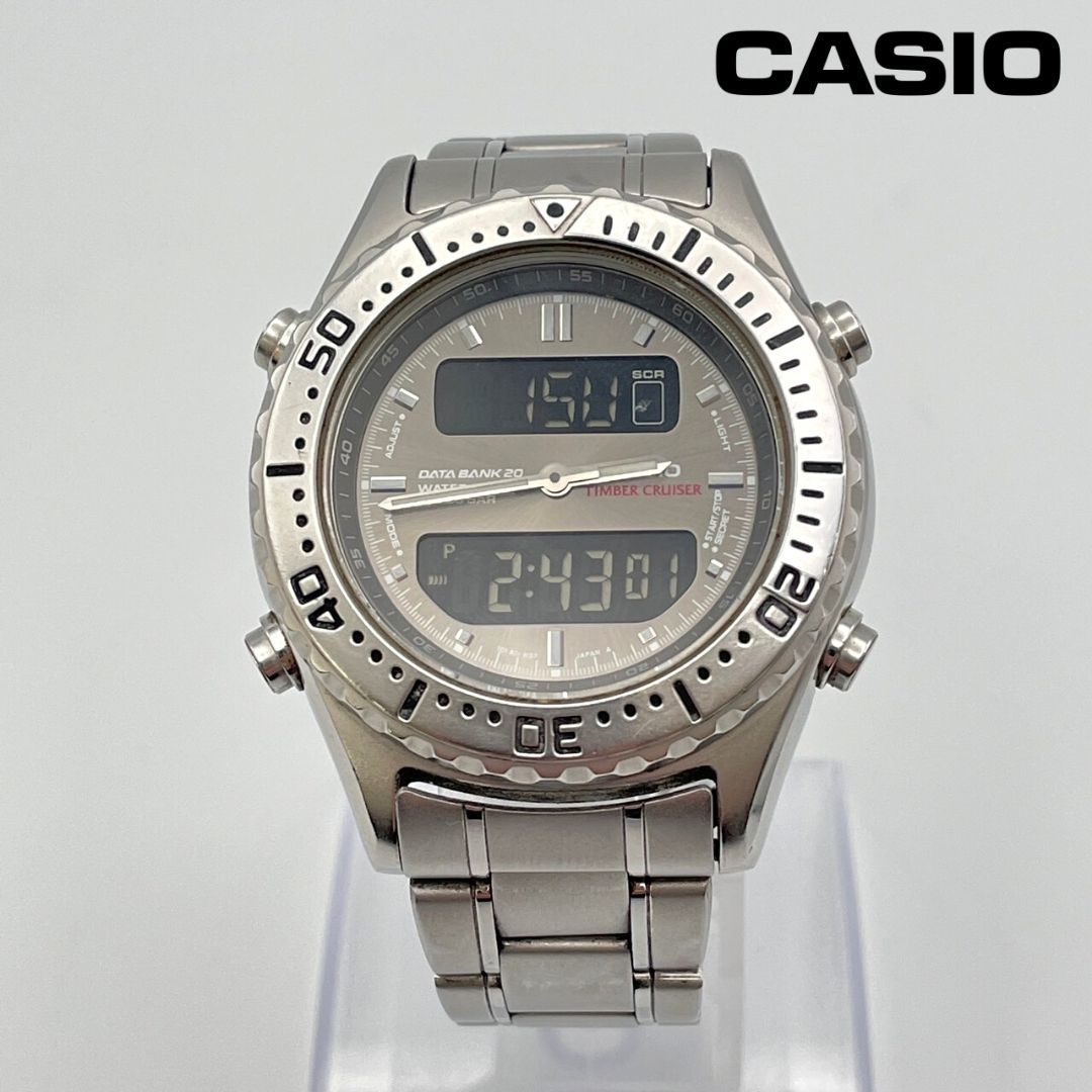 CASIO TIMBER CRUISER TIC-110 カシオ　メンズ腕時計 デジアナ クオーツ ティンバークルーザー　電池交換済み か行 カシオ