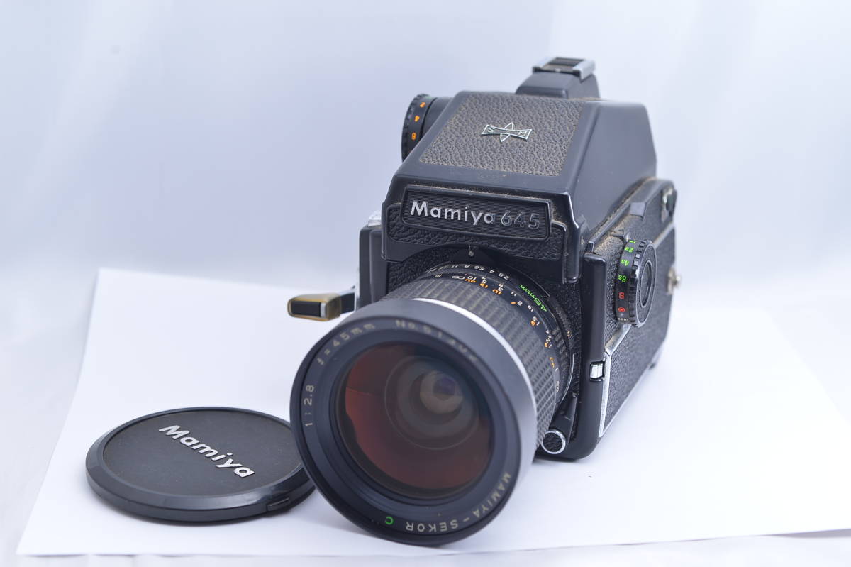 7458 Mamiya M645 1000S Sekor C 45mm F2.8 マミヤ 中判フィルムカメラ