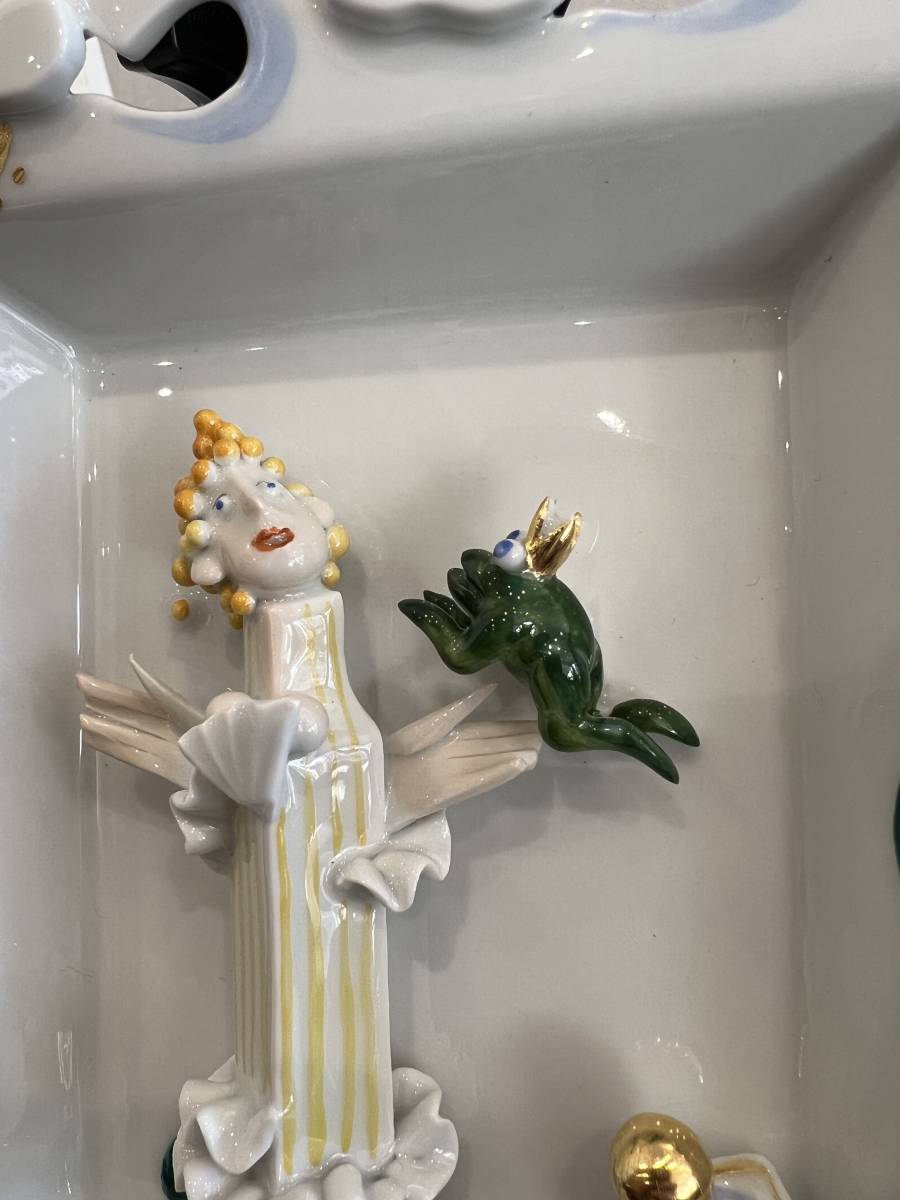 美品 美品 Meissen マイセン 2013年 メルヘンプラーク カエルの王様