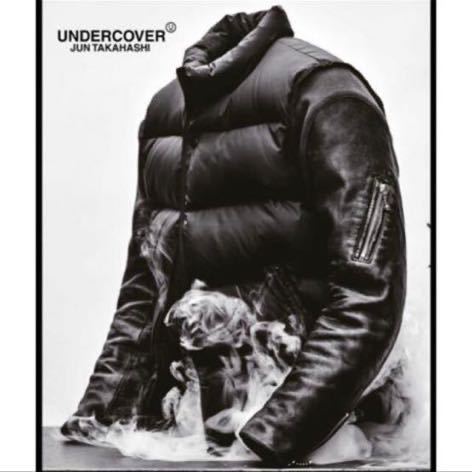アンダーカバー S 30th undercover 1 袖レザーダウンジャケット アンダーカバー S 30th undercover 1 袖レザーダウンジャケット