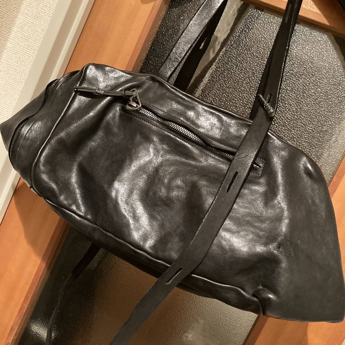 ◇3連休限定値下げ！極美品 ルカビアンキーニ レザーボストンバッグ 