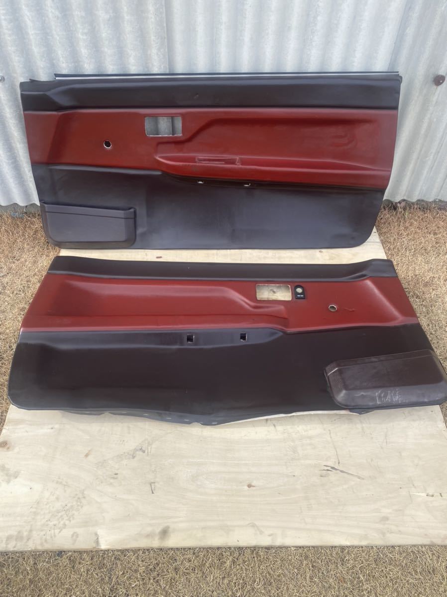 AE86 トリム 前期型　4点セット 赤茶 AE86 前期 赤茶 ドアトリム 左右 レビン トレノ(トヨタ用)｜売買された