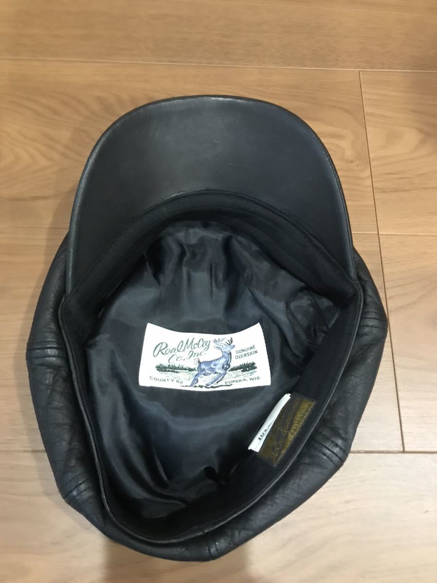 美品！THE REAL McCOY'S ディアスキン キャスケット 7 3/4 最高級品