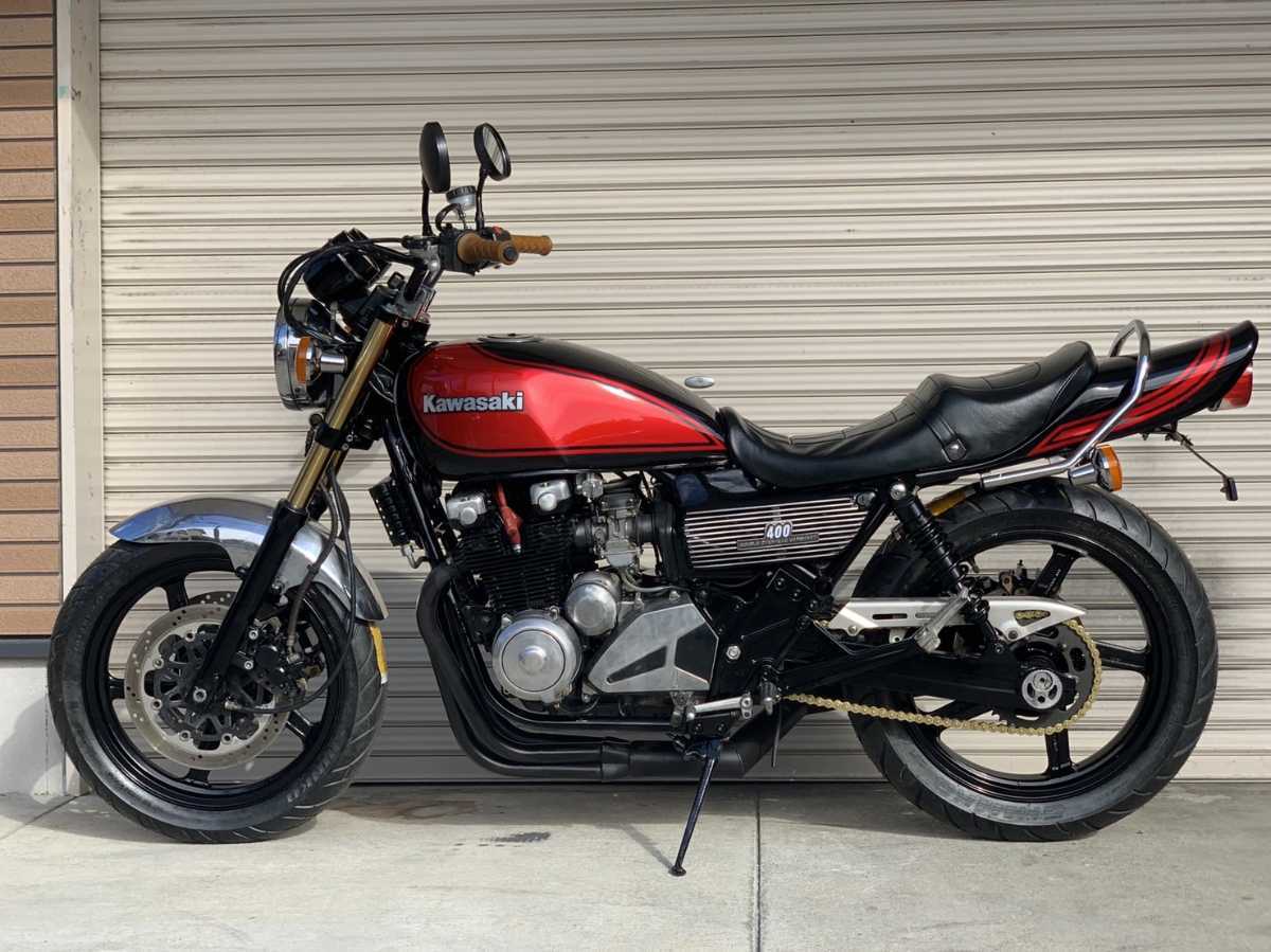 KAWASAKIゼファー400極上セミレストア済各部ニューペイント人気火の玉