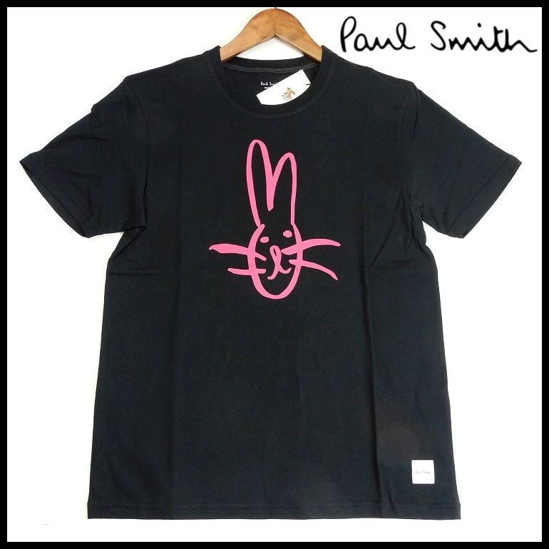 B9616b 新品 正規品☆ポールスミス Paul Smith☆M 黒 ラビット(うさぎ