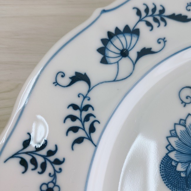 Blue Danube ブルーダニューブ ブルーオニオン 小皿（6枚セット） Blue