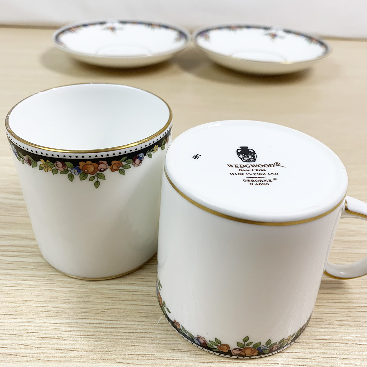 ウェッジウッド オズボーン 黒壺 WEDGWOODウェッジウッド