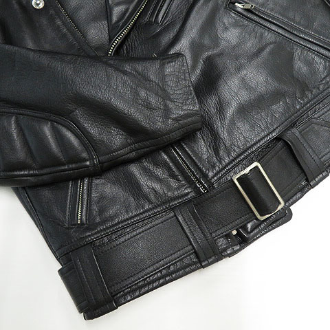 KUSHITANI レザーライダースジャケット ビンテージ ブラック 1円】KUSHITANI クシタニ ビンテージ レザージャケット ライダース