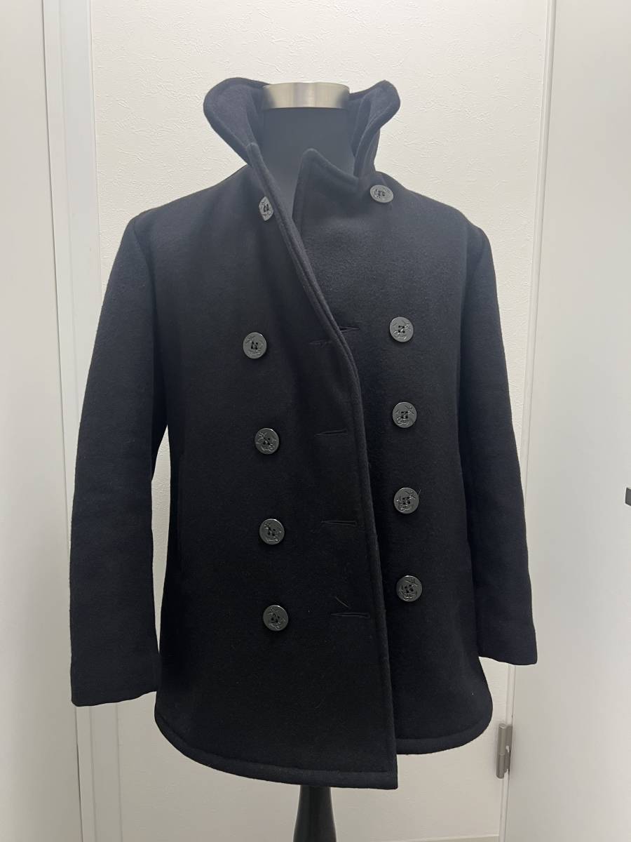 Schott ピーコート 40インチ ブラック Made In Usa ショット Pコート アメカジ Lサイズ 売買されたオークション情報 Yahooの商品情報をアーカイブ公開 オークファン Aucfan Com