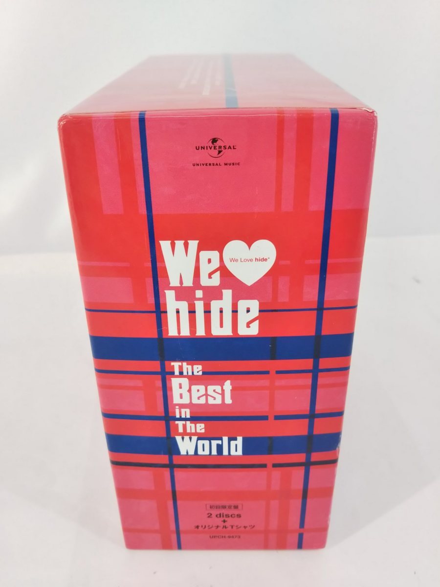 We Love hide ~The Best in The World~（初回限定盤）Tシャツ付き 中古