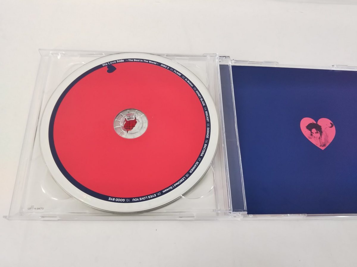 【新品未開封】We♥hide The Best in The World We Love hide ~The Best in The World~（初回限定盤）Tシャツ付き 中古