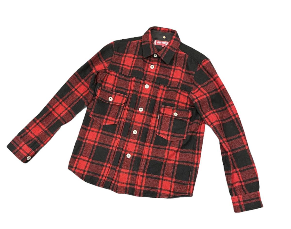 美品 □ JUNYA WATANABE COMME des GARCONS MAN LEVIS ウール チェック 