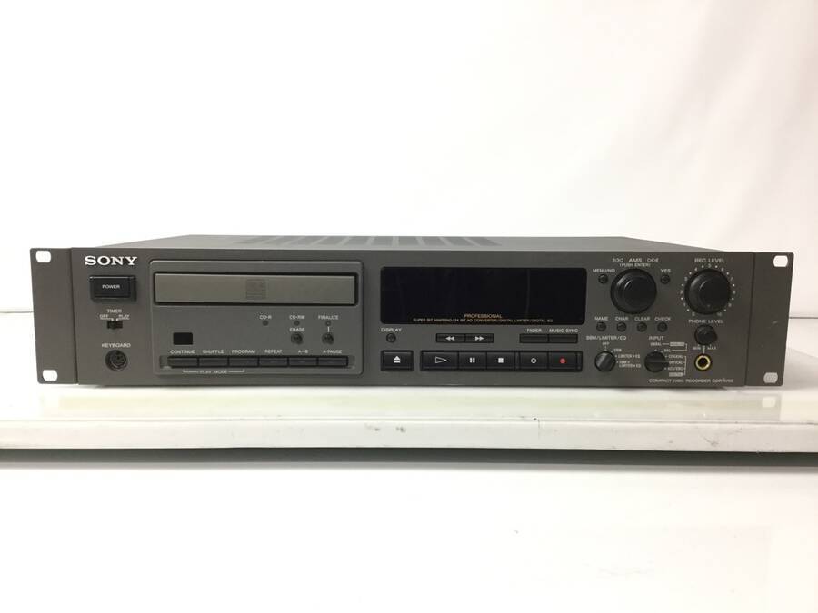 SONY ソニー CDR-W66 業務用CDレコーダー◇現状品