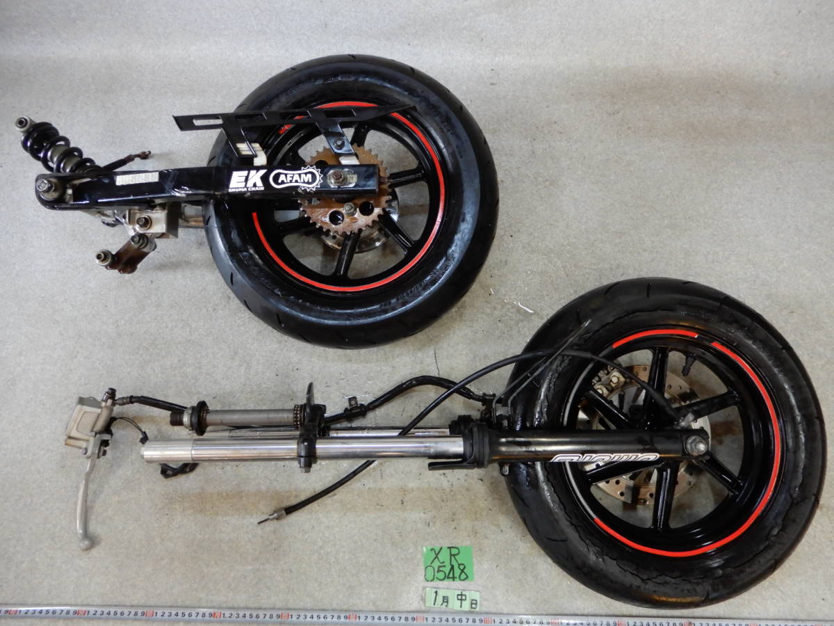 本物保証，人気SALE 0548 HD13 XR100モタード フロントフォーク スイングアーム ホイール 前後 セット 260サイズ ホンダ エイプ50 エイプ100(フロント)｜売買されたオークション情報、yahooの商品情報をアーカイブ公開 ホンダ用