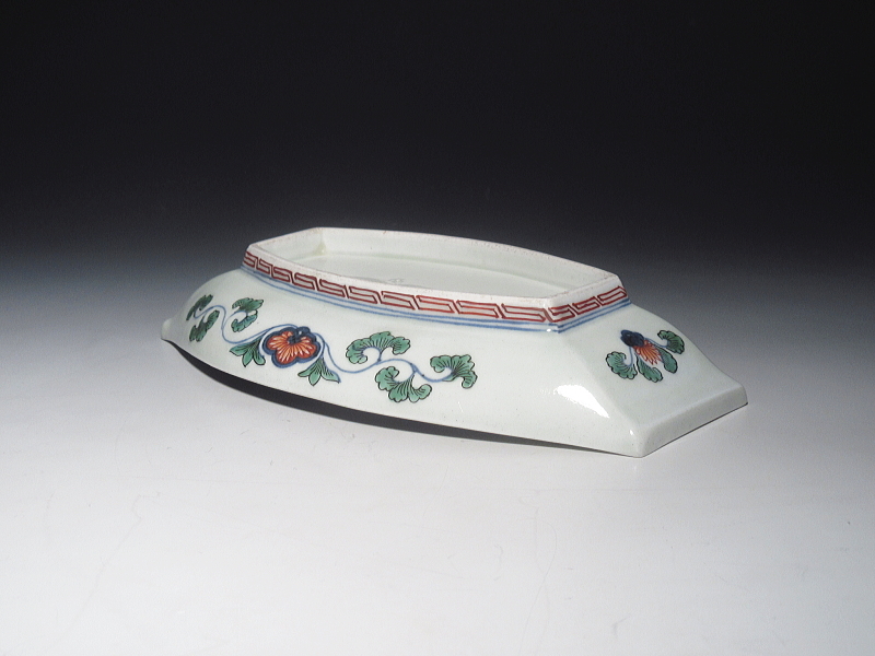 古美術青華堂｜H681 古伊万里・色絵金彩・元禄美人文皿（江戸時代