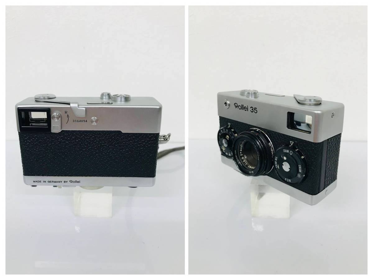 SY643]カメラ ROLLEI 35 シルバー GERMANY(ドイツ製) フィルムカメラ