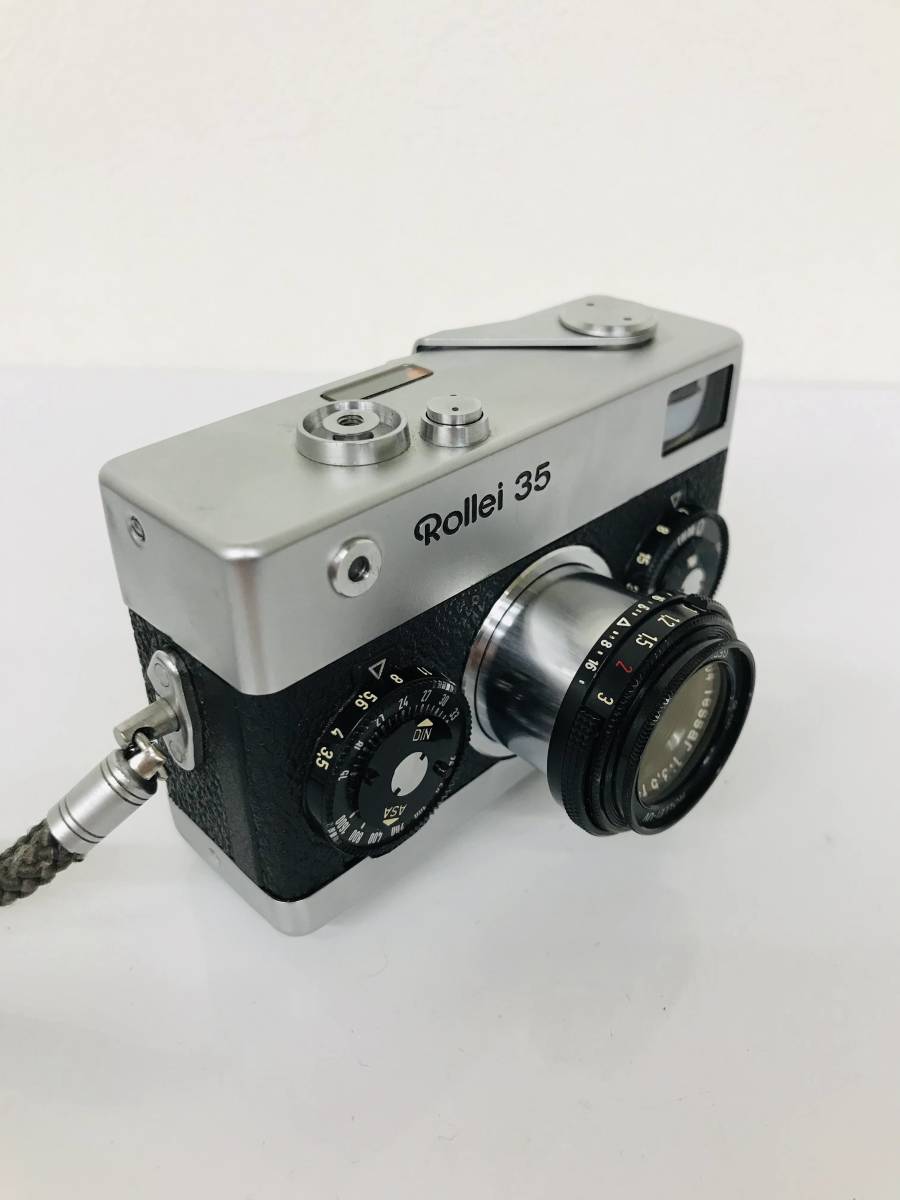 SY643]カメラ ROLLEI 35 シルバー GERMANY(ドイツ製) フィルムカメラ